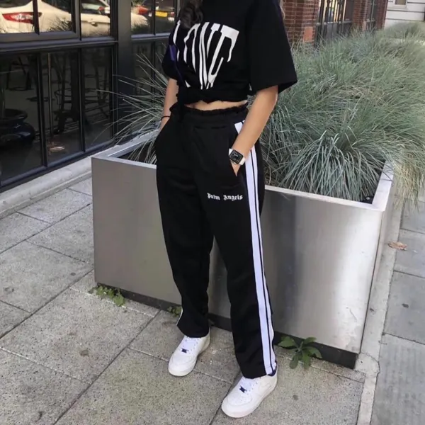 Design Track Suit Yellow White Striped Tracksuit - 14