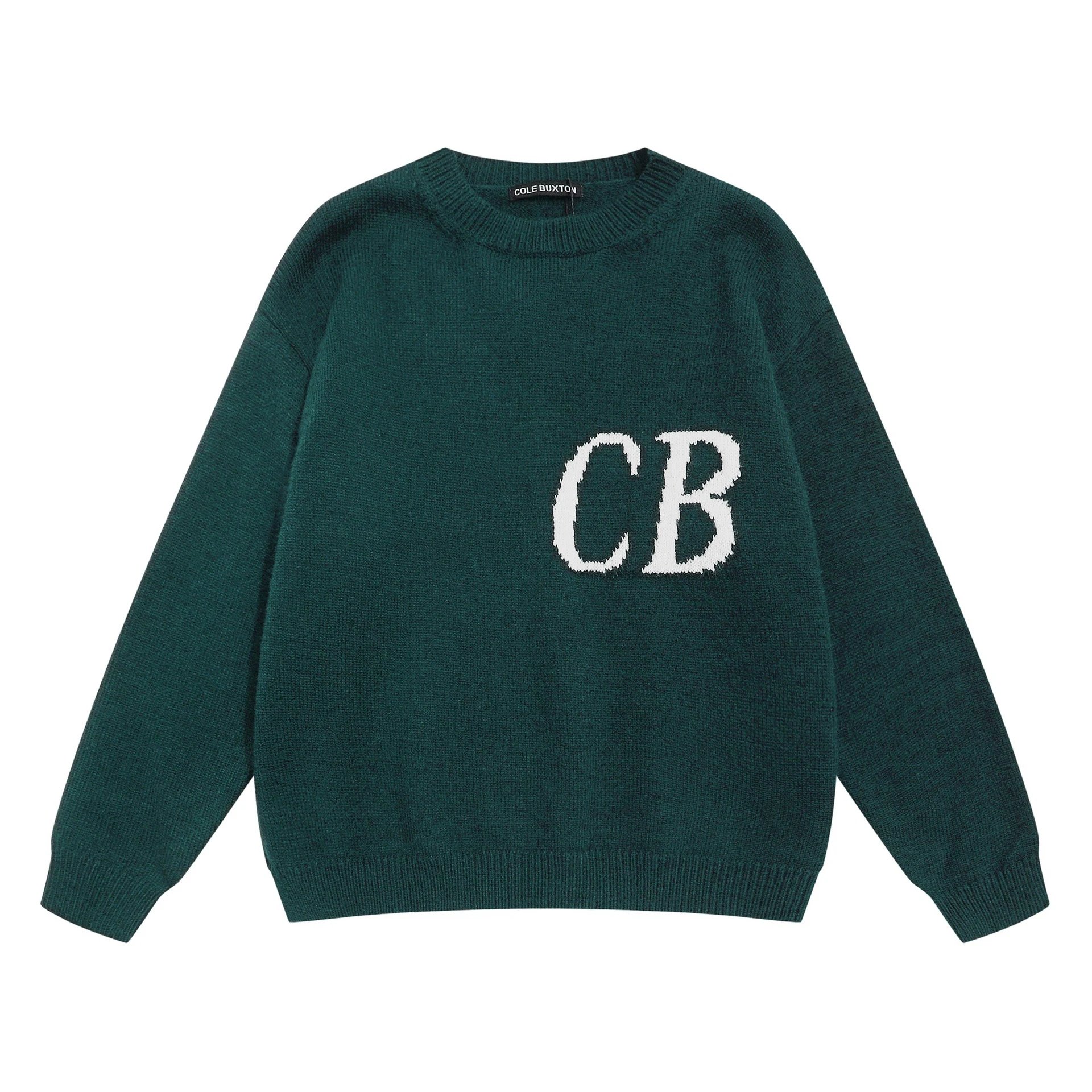 Minimalist Letter Knit Hoodie Unisex photo 6