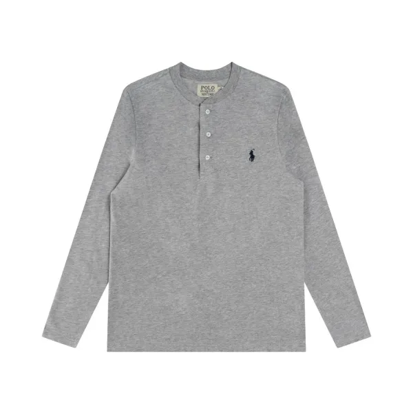 Polo Ralph Lauren Henley Long-Sleeve Shirt Army Green - 5