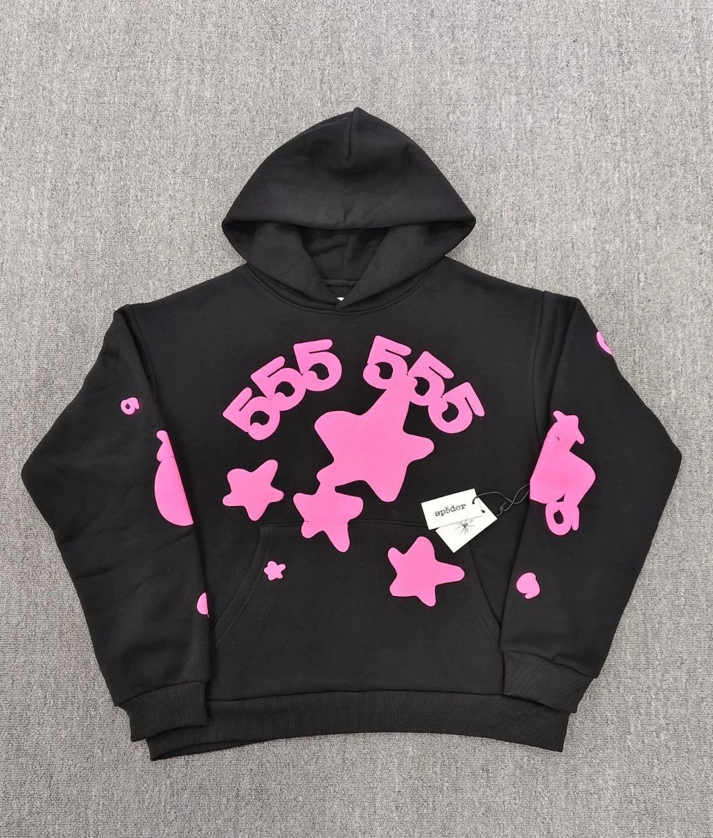 Fleece Spider Web Hoodie Tracksuit photo 4