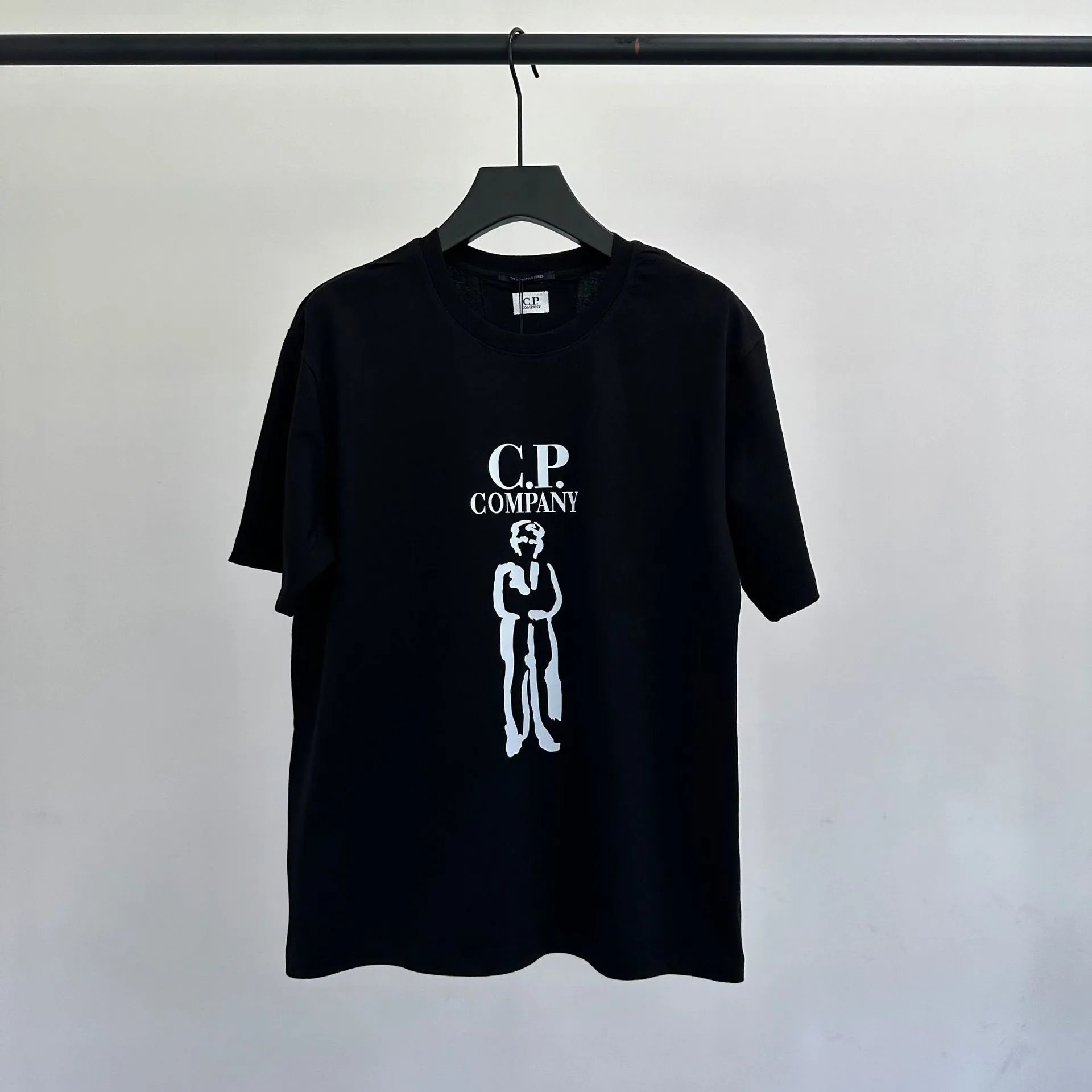Embroidery Crew Neck T-Shirt Cotton photo 2