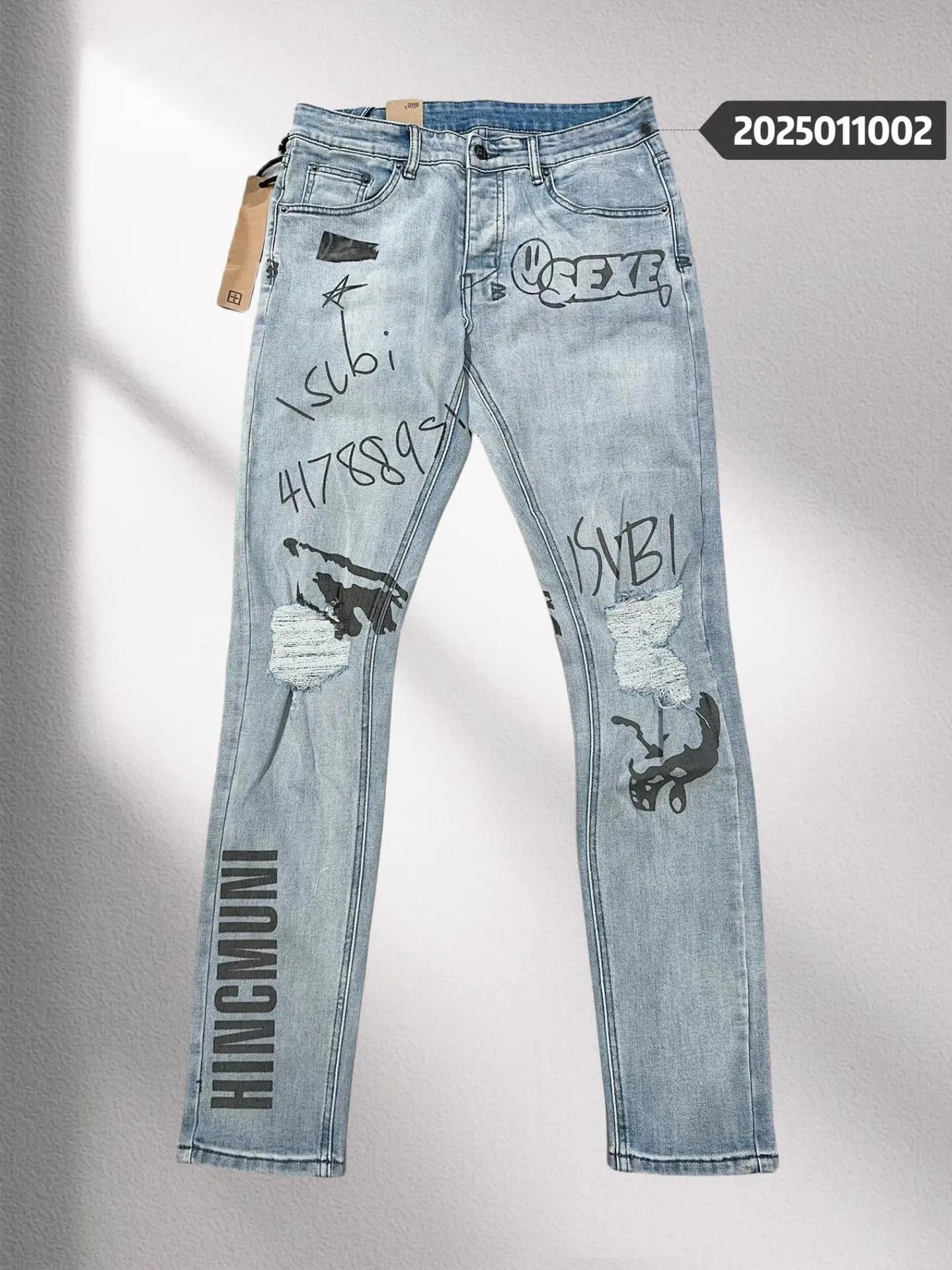 Slim Fit Denim Pants photo 7