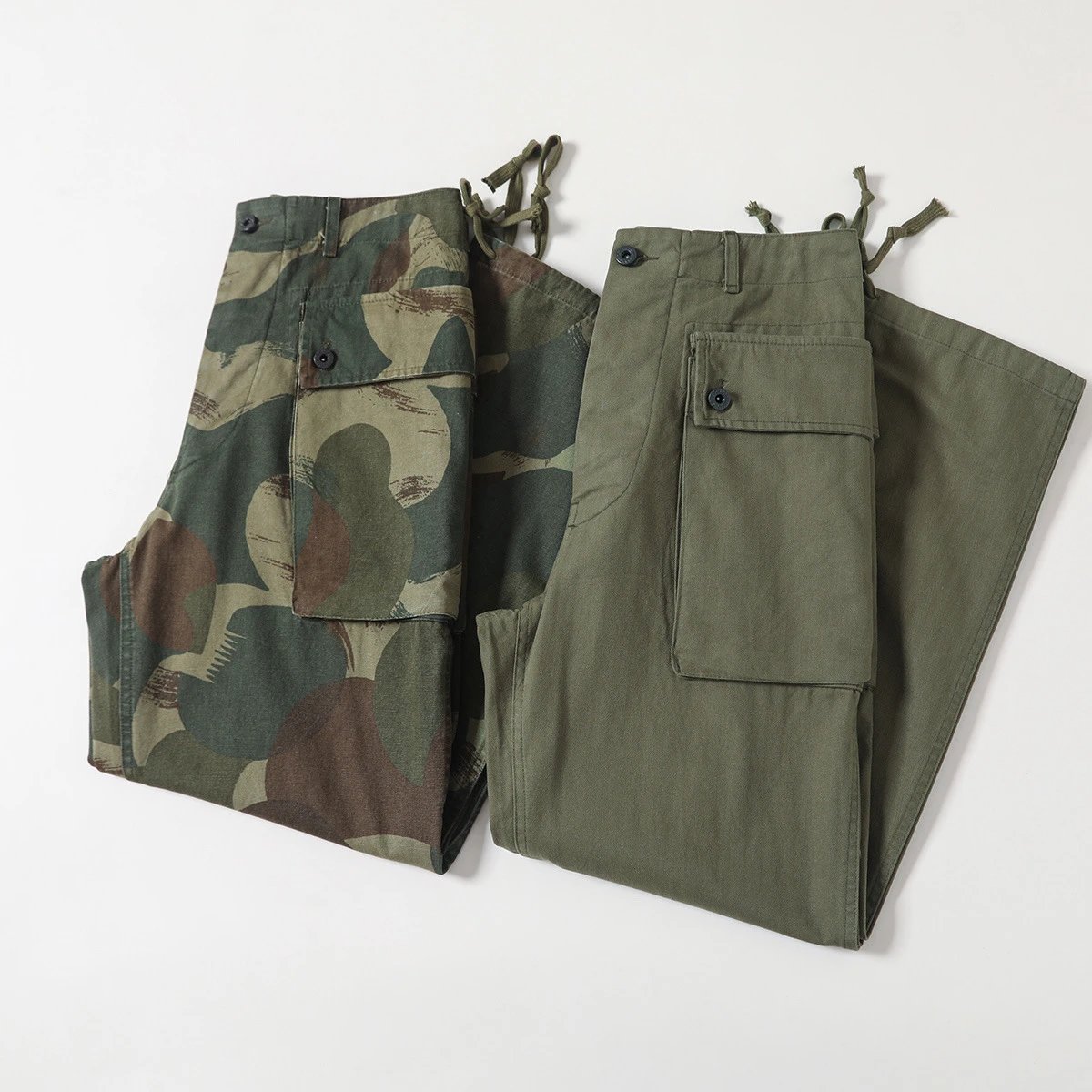 Vintage Military Camo Cargo Pants photo 6