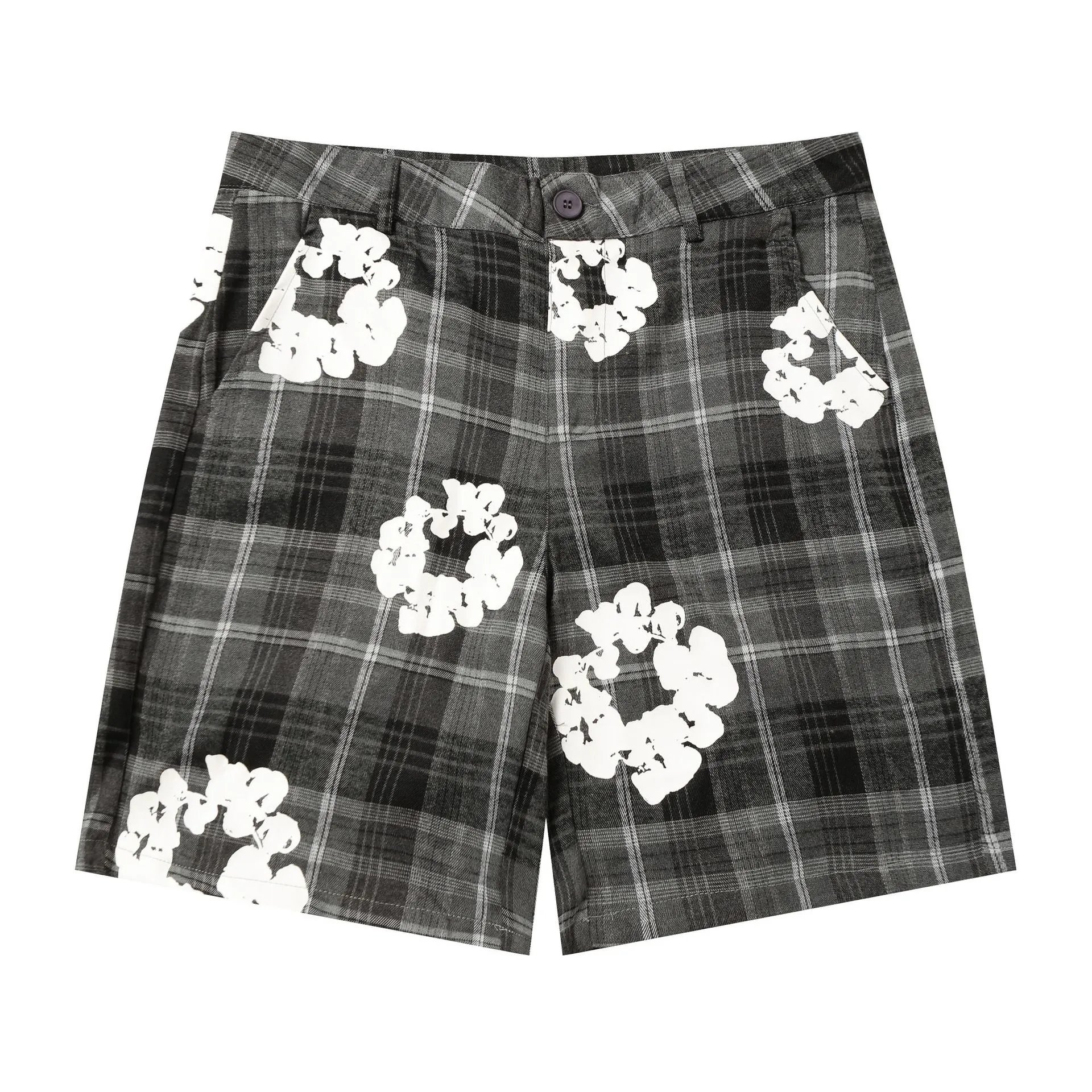 Plaid Short Sleeve Shorts and Shirt Set photo 6