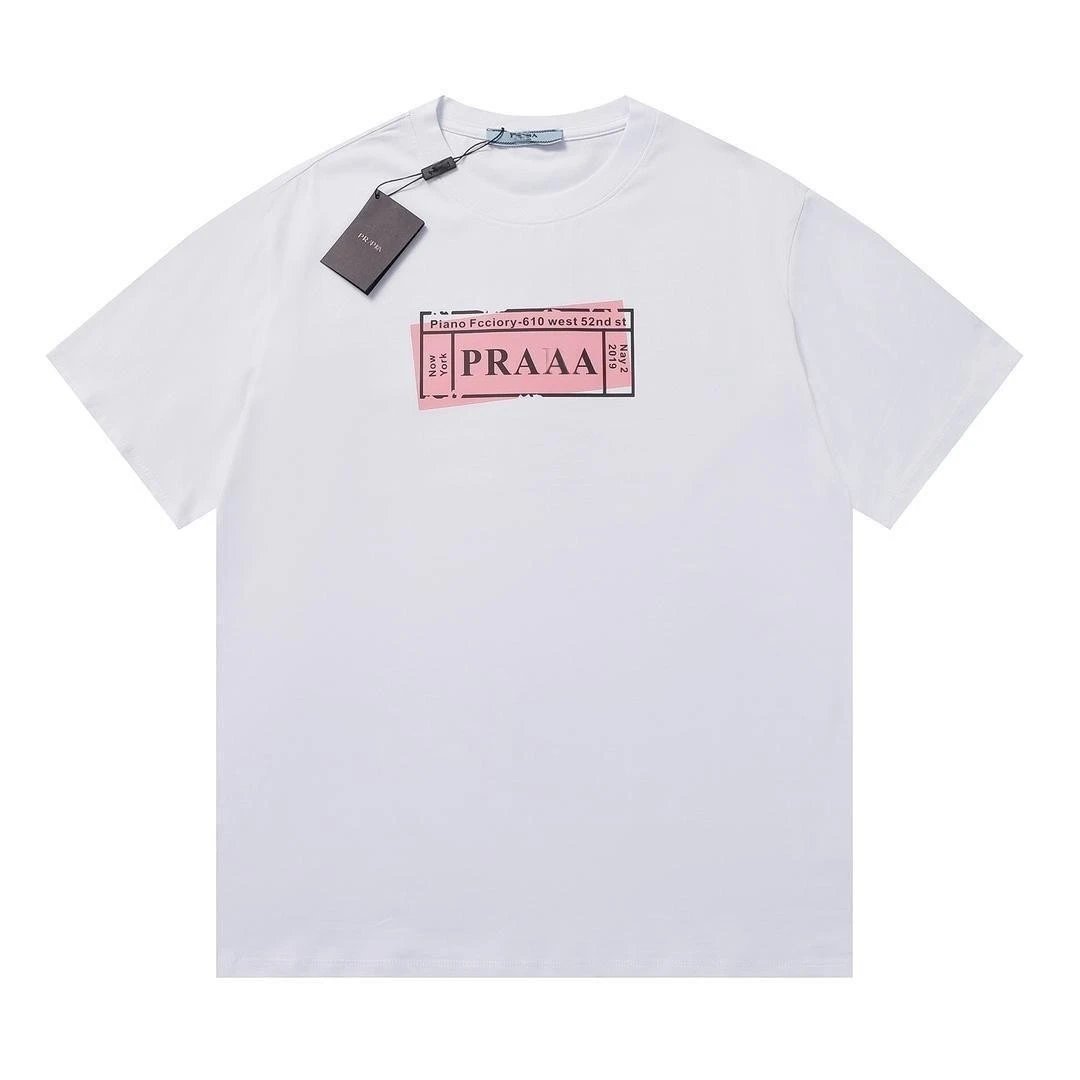 Prada Metal Triangle Logo T-Shirt photo 3