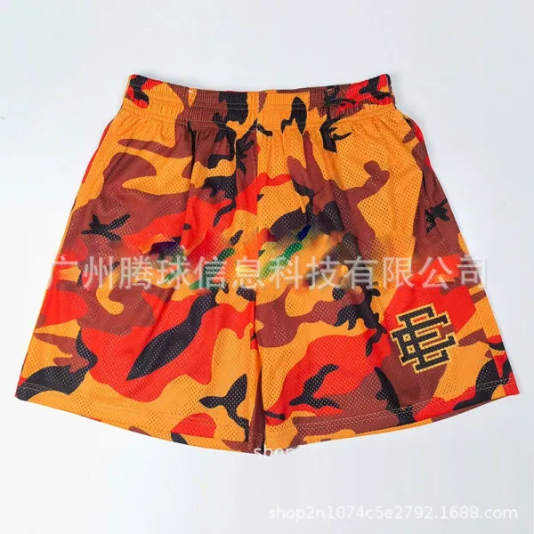 Design Camo Mesh Basketball Shorts Multicolor Shorts - 1