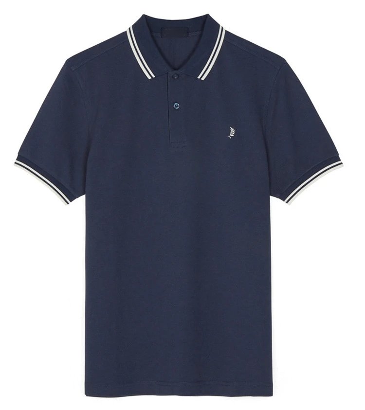Wheat polo shirt with embroidery photo 8
