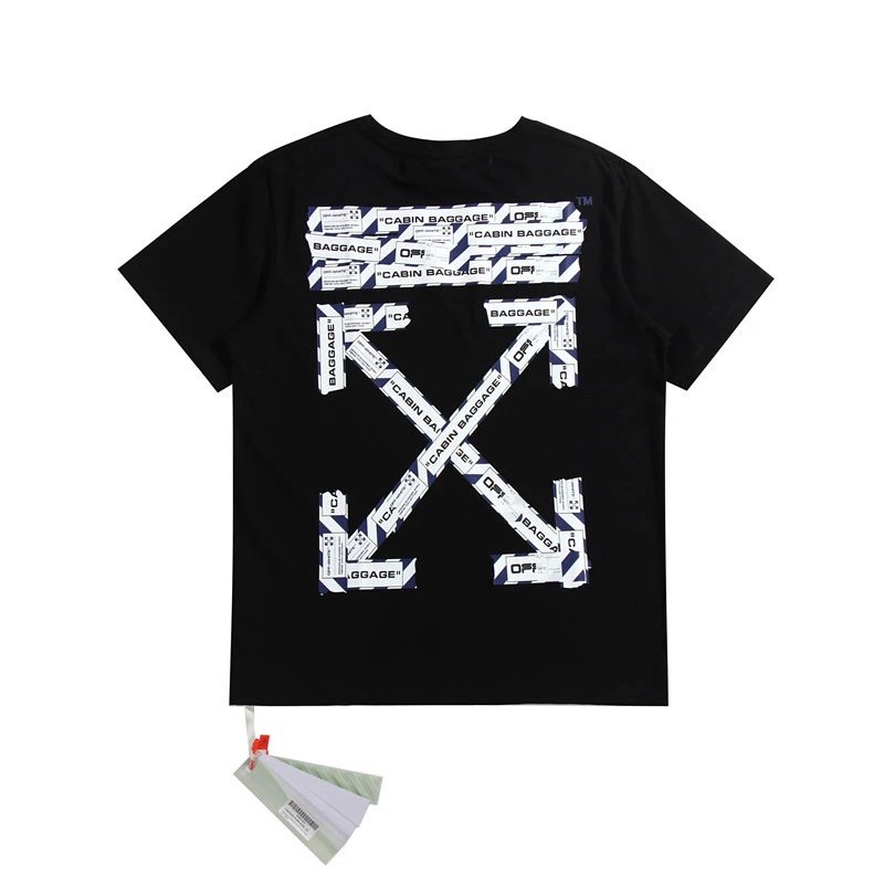 Gold Foil Arrow Print Cotton T-Shirt photo 5