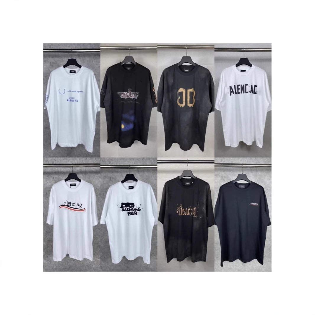 Balenciaga Coke Letter Embroidered T-Shirt