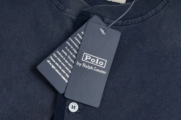 Polo Ralph Lauren Henley Long-Sleeve Shirt Army Green - 16