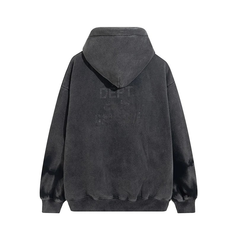 Fall Winter GD Letter Splatter Print Hoodie photo 4