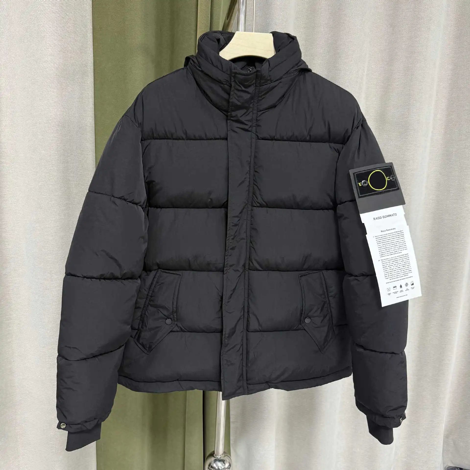 Tie-Dye Detachable Hooded Puffer Jacket photo 8