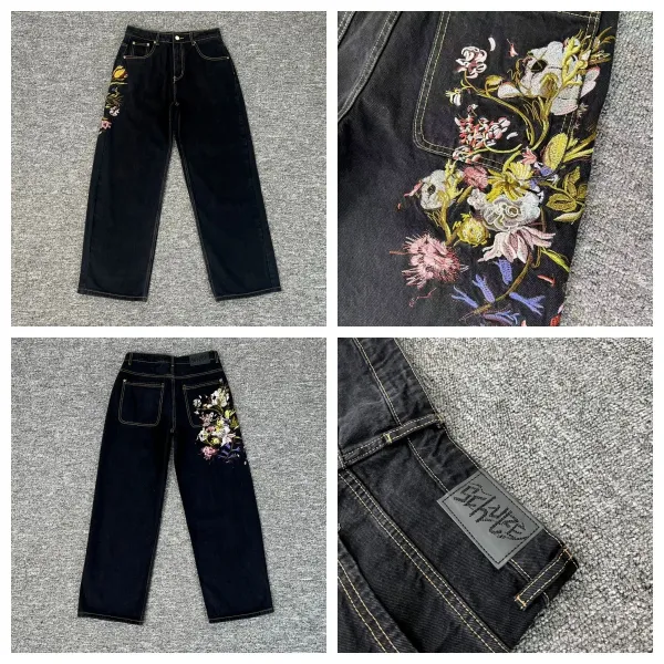 Schwarz Gallery Patchwork Distressed Jeans - 12