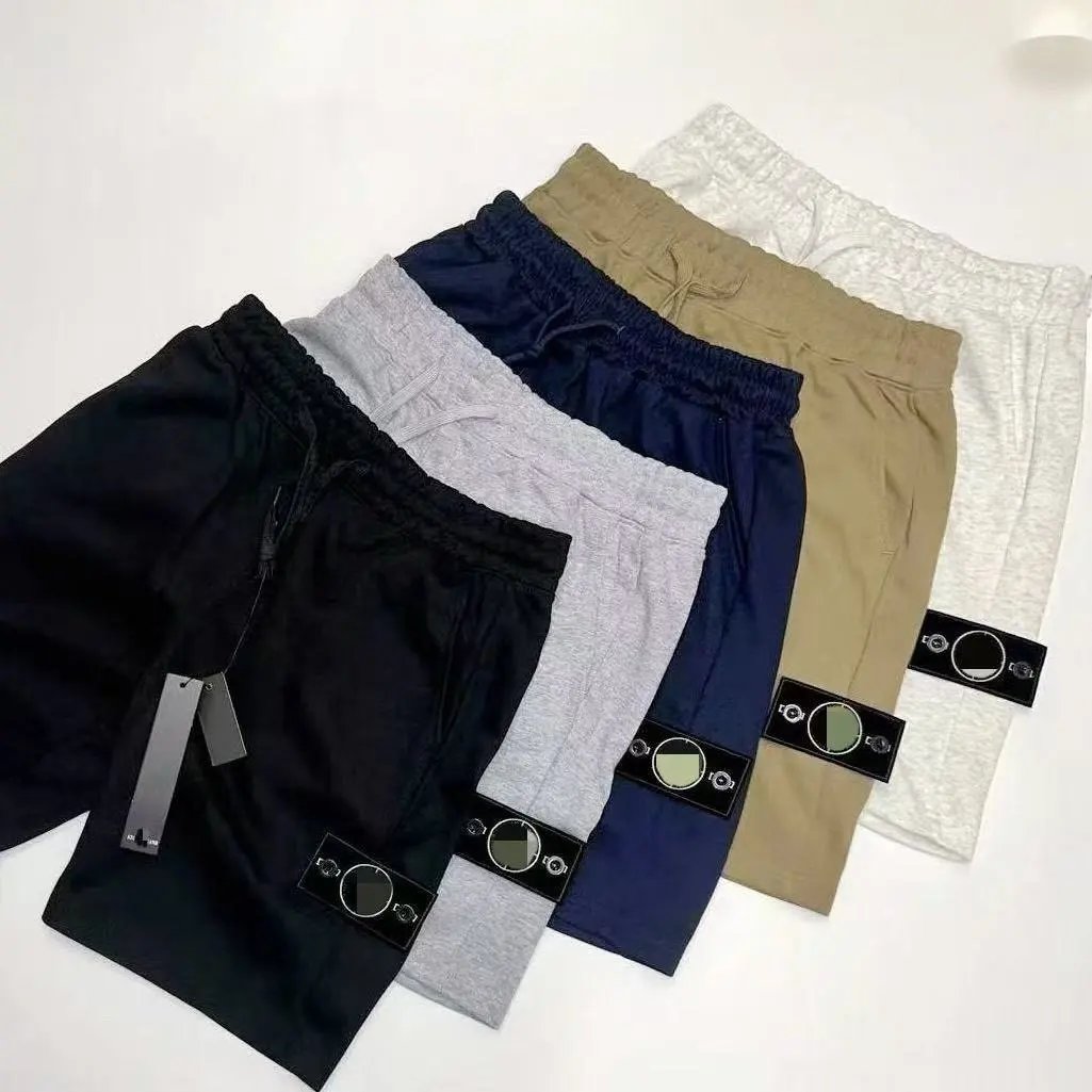 Badge Lace-Up Five Pocket Shorts