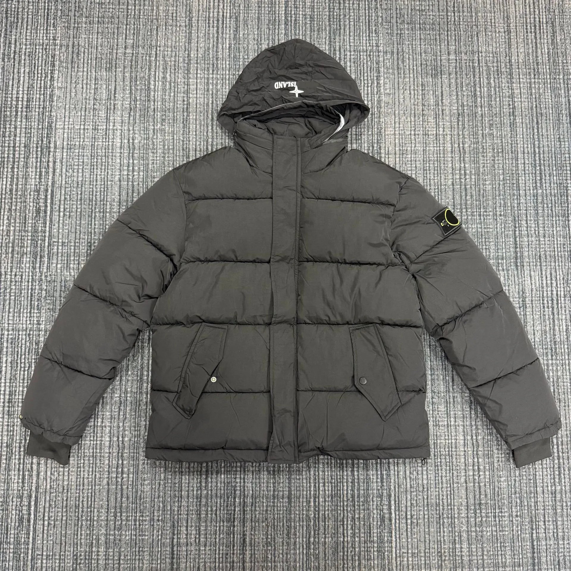 Tie-Dye Detachable Hooded Puffer Jacket photo 2