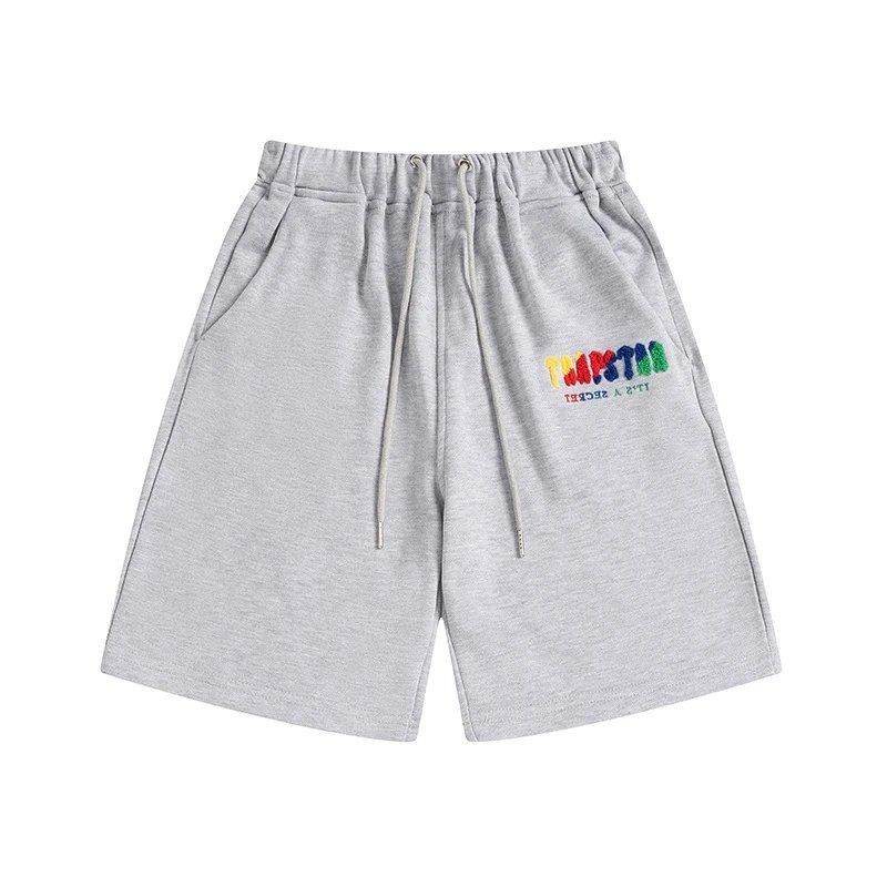 Rainbow Letter Gradient Embroidered Shorts Set photo 5