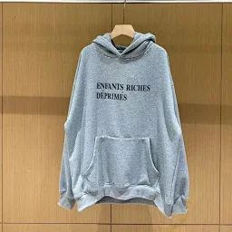 thumbnail for Distressed distressed print lettering long-sleeve T-shirt sweatshirt
