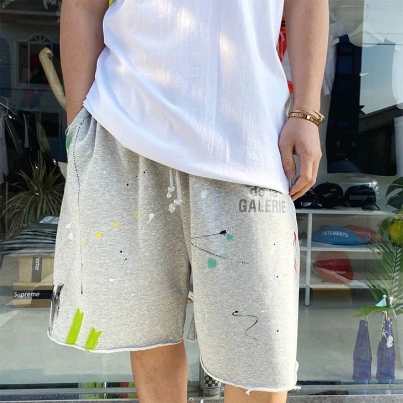 Graffiti Wide Leg Shorts photo 6