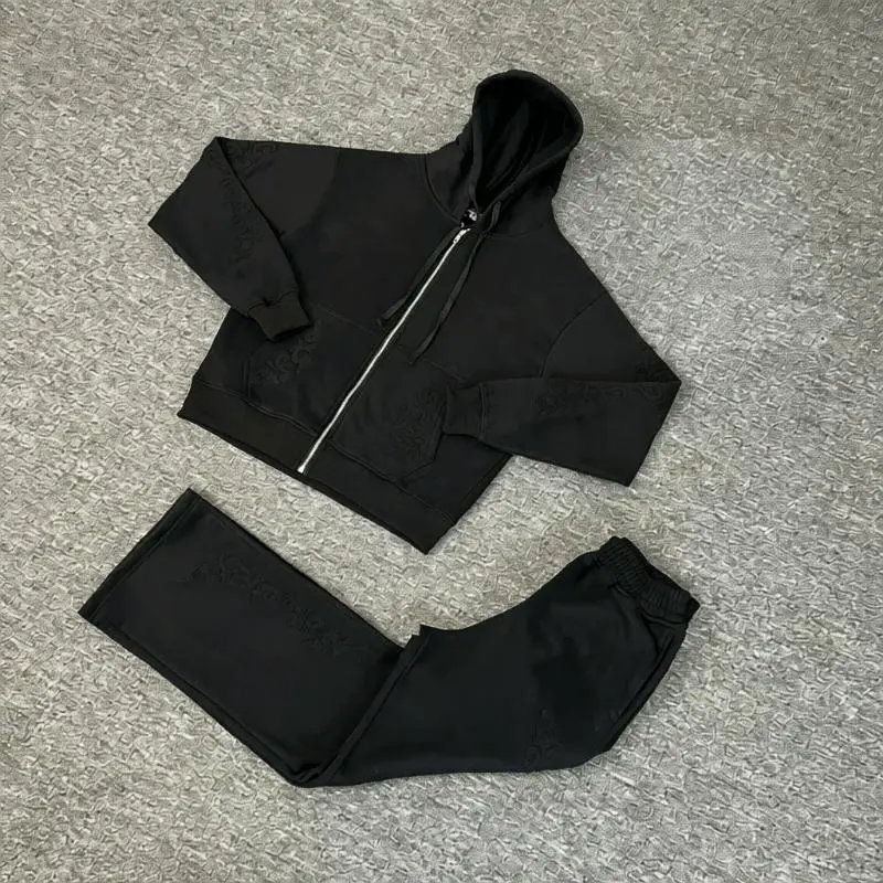 Embroidered Sakura Waffle Denim Jacket photo 4