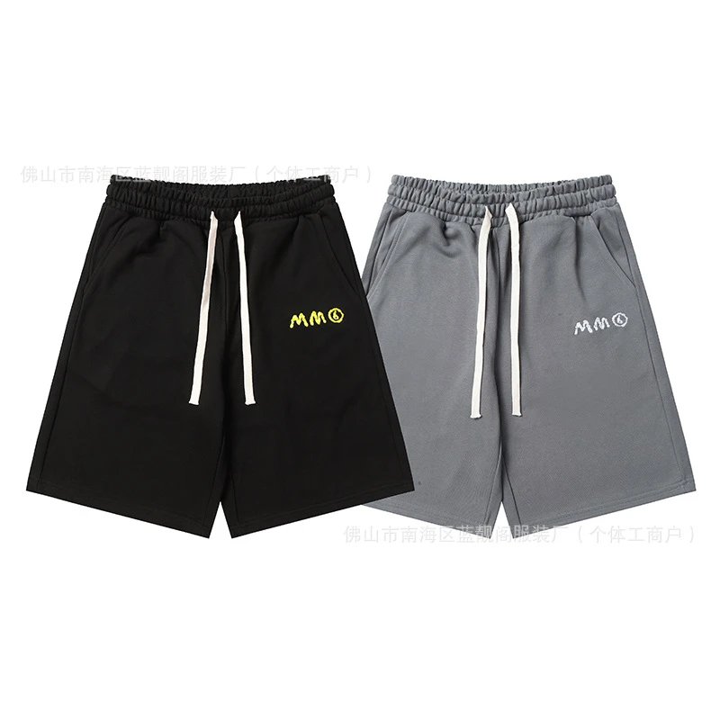Maison Margiela MM6 Grey Black Beige Casual Shorts