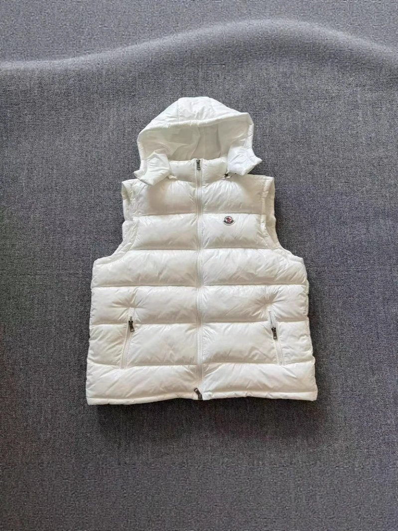 Down Cotton Vest Hooded Puffer photo 2