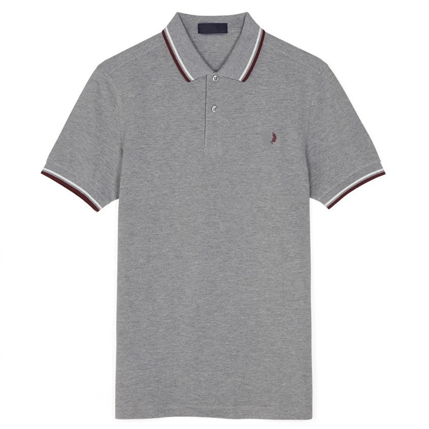 Wheat polo shirt with embroidery photo 6