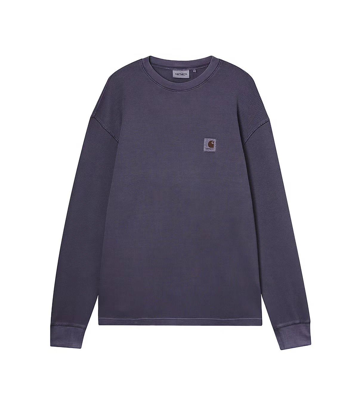 Classic Logo Waffle Knit Long Sleeve T-Shirt photo 4