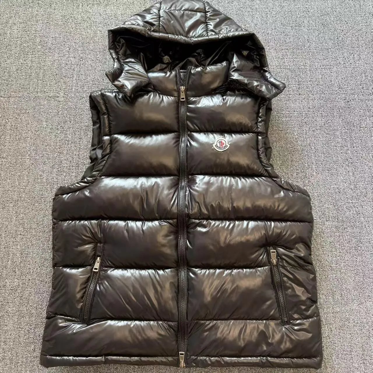 Down Cotton Vest Hooded Puffer photo 7