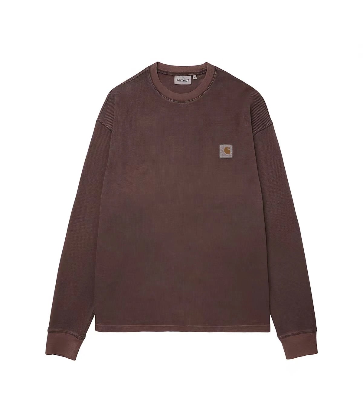 Classic Logo Waffle Knit Long Sleeve T-Shirt photo 5