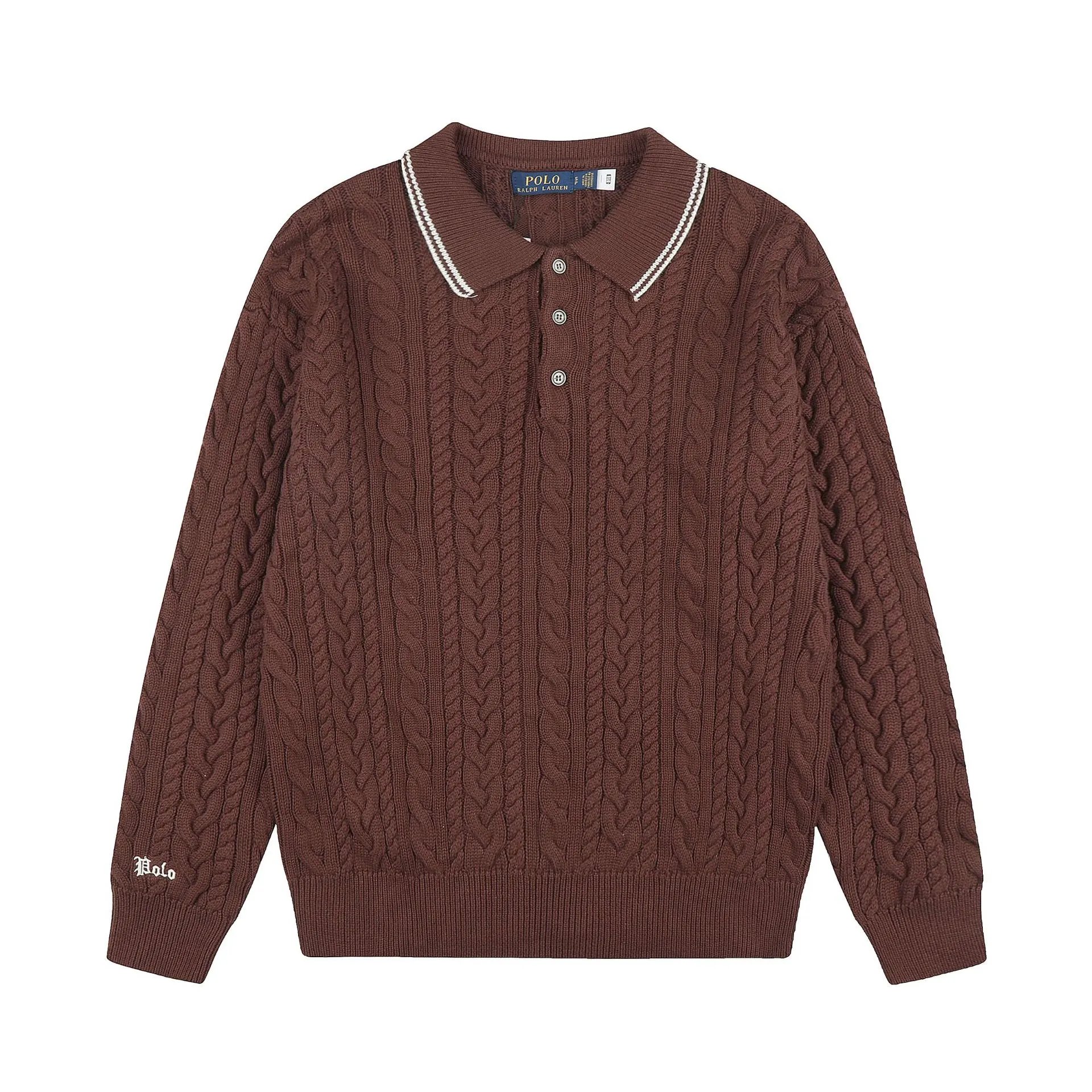Classic Old Money Polo Knit Sweater photo 8