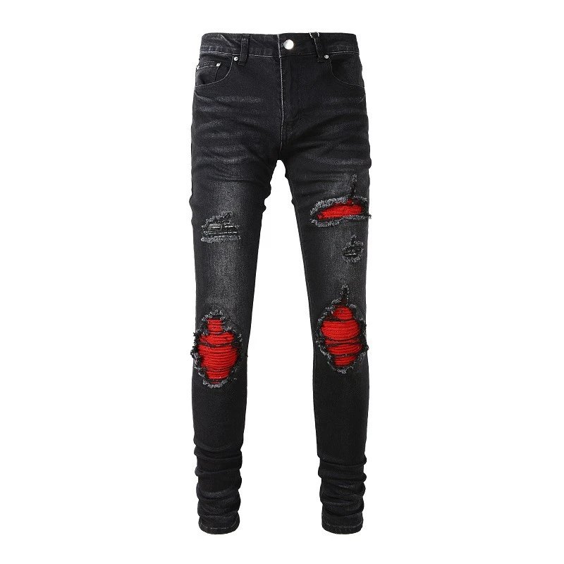 Distressed Slim Fit Denim Jeans photo 3