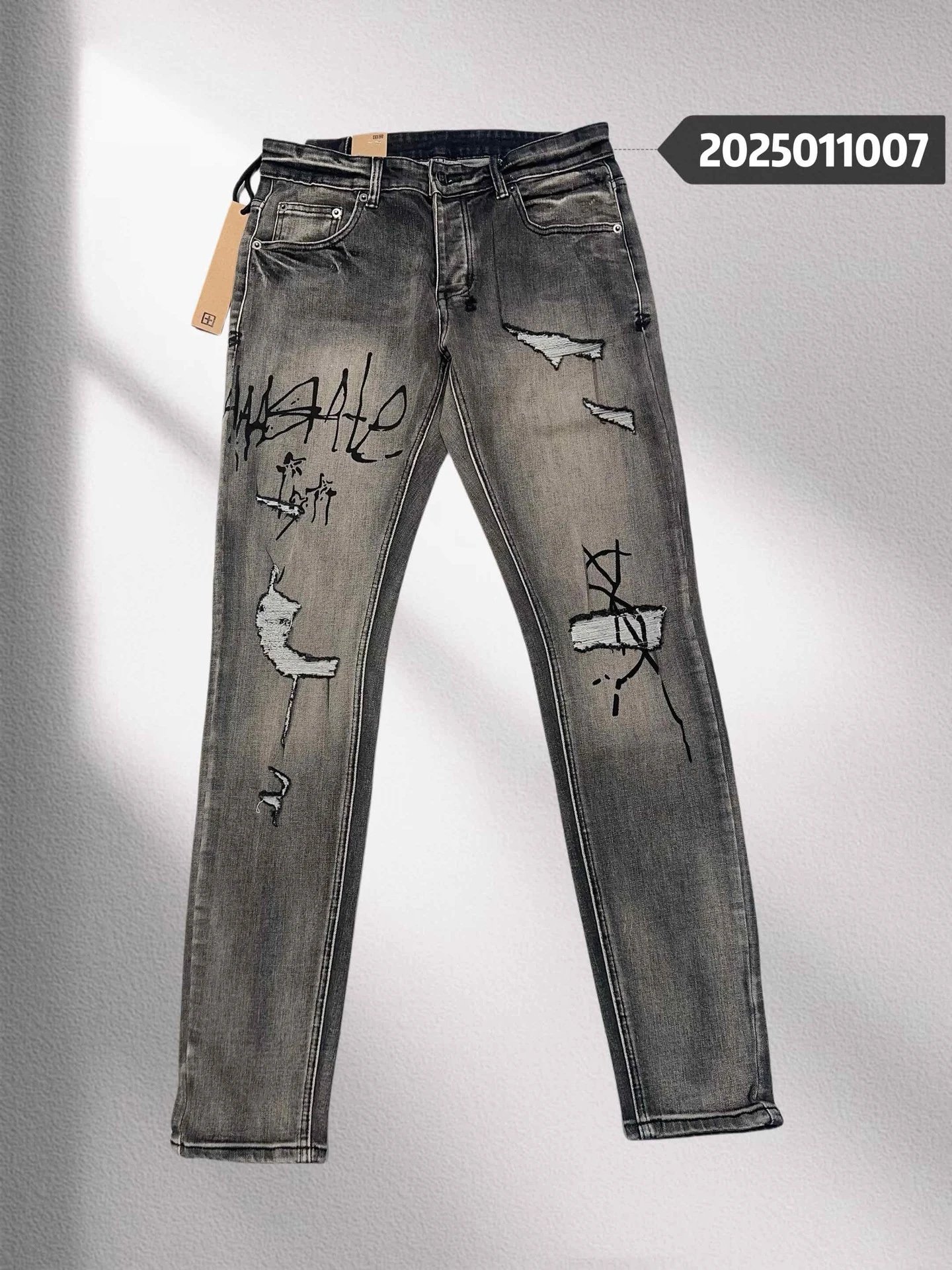 Slim Fit Denim Pants photo 4
