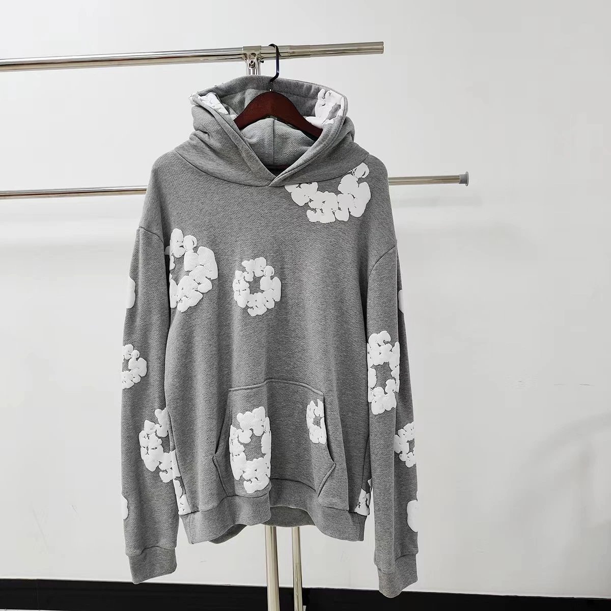 450G Cotton Embroidered Hoodie photo 6
