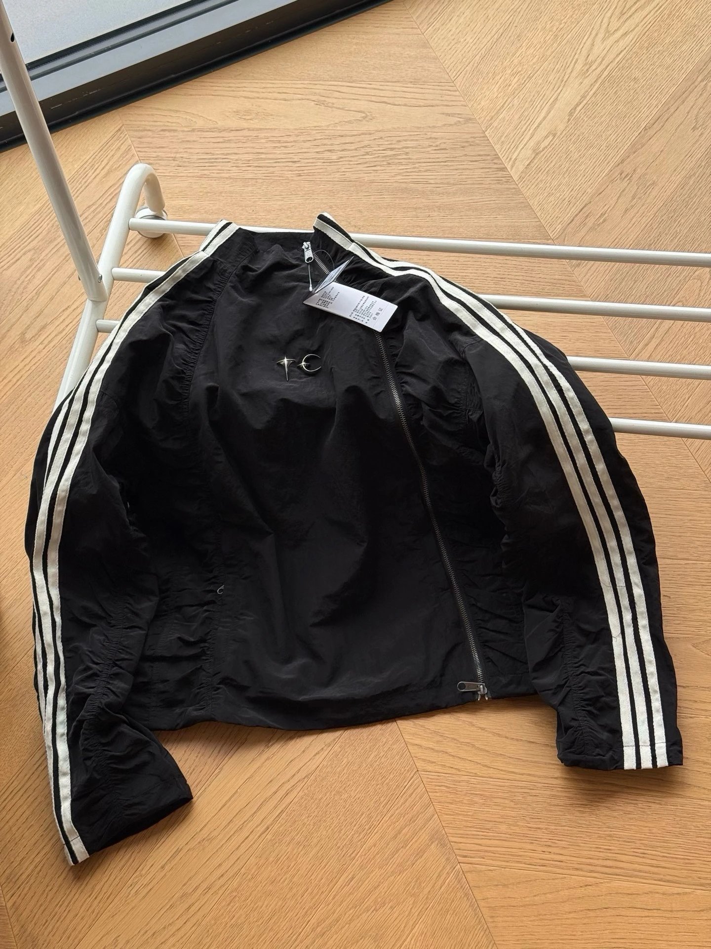 THUG CLUB Metal Logo Track Jacket photo 2
