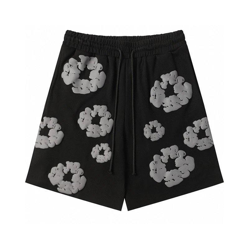 Cotton Foam Print Athletic Shorts photo 4