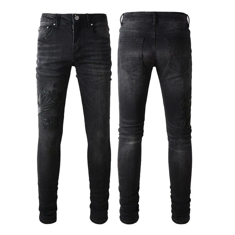 Distressed Slim Fit Denim Jeans photo 7