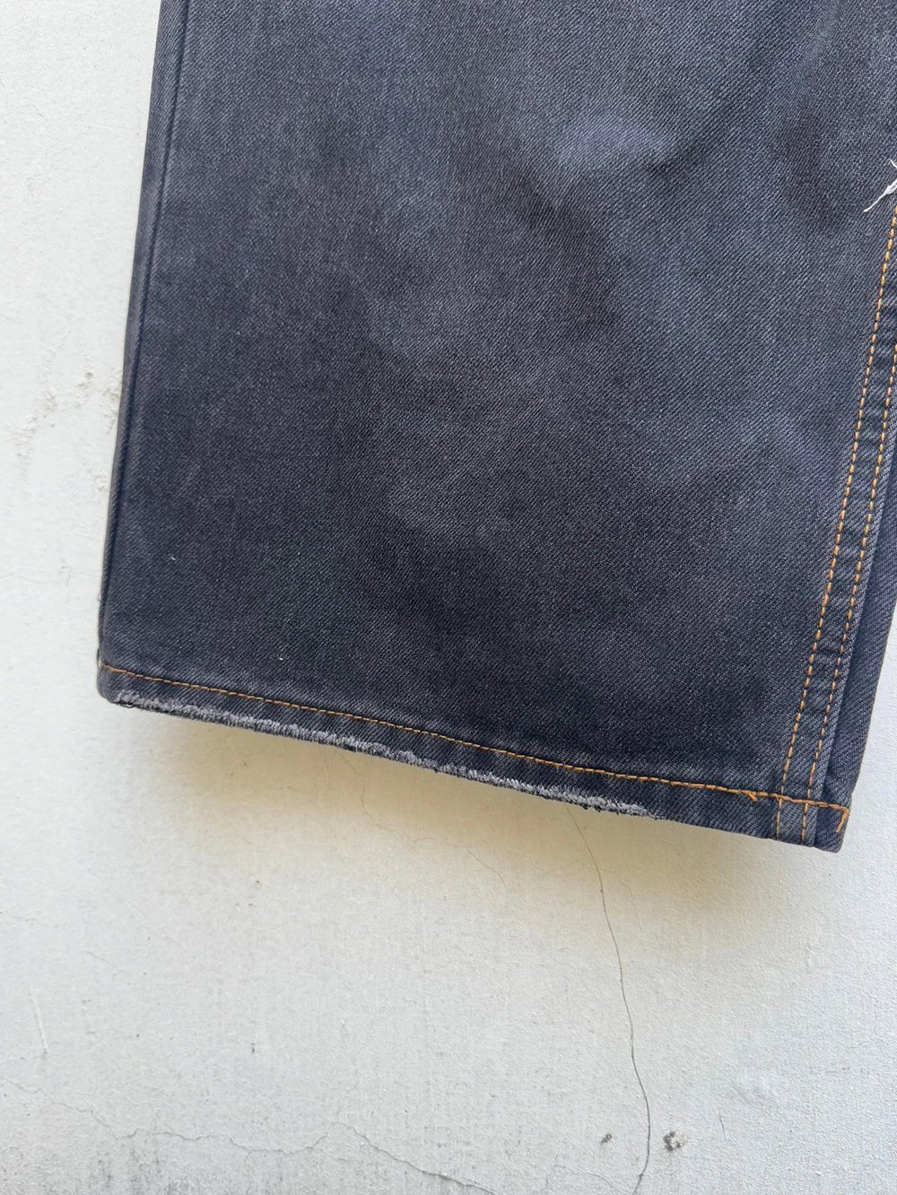 Unisex Splatter Distressed Wide-Leg Jeans photo 8