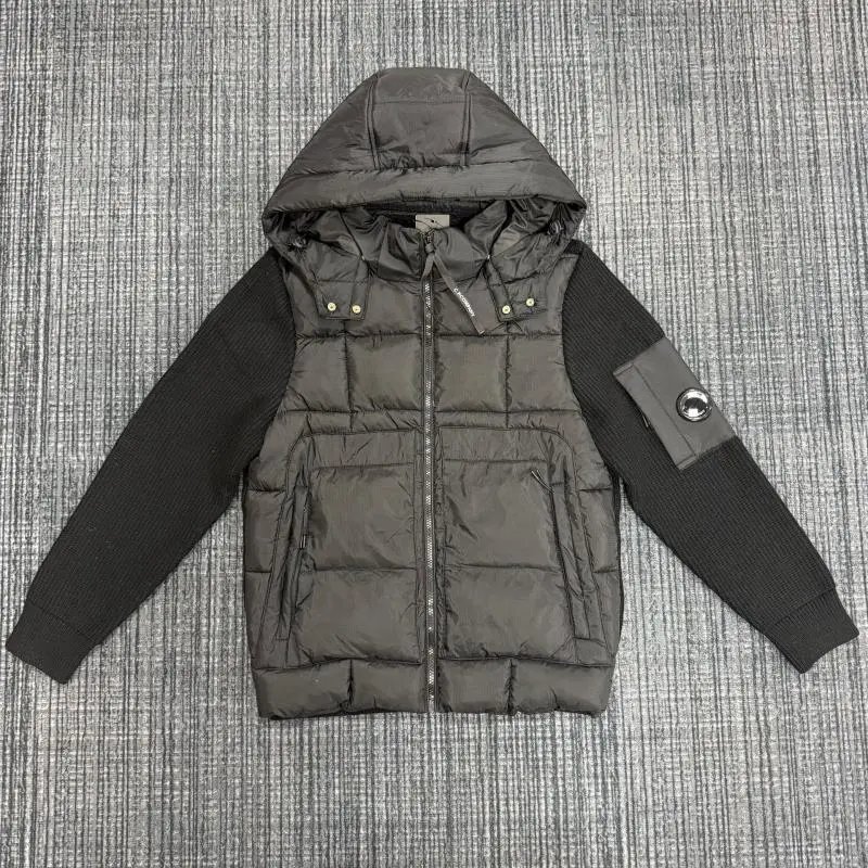 Black Transparent Lens Pocket Nylon Jacket photo 7