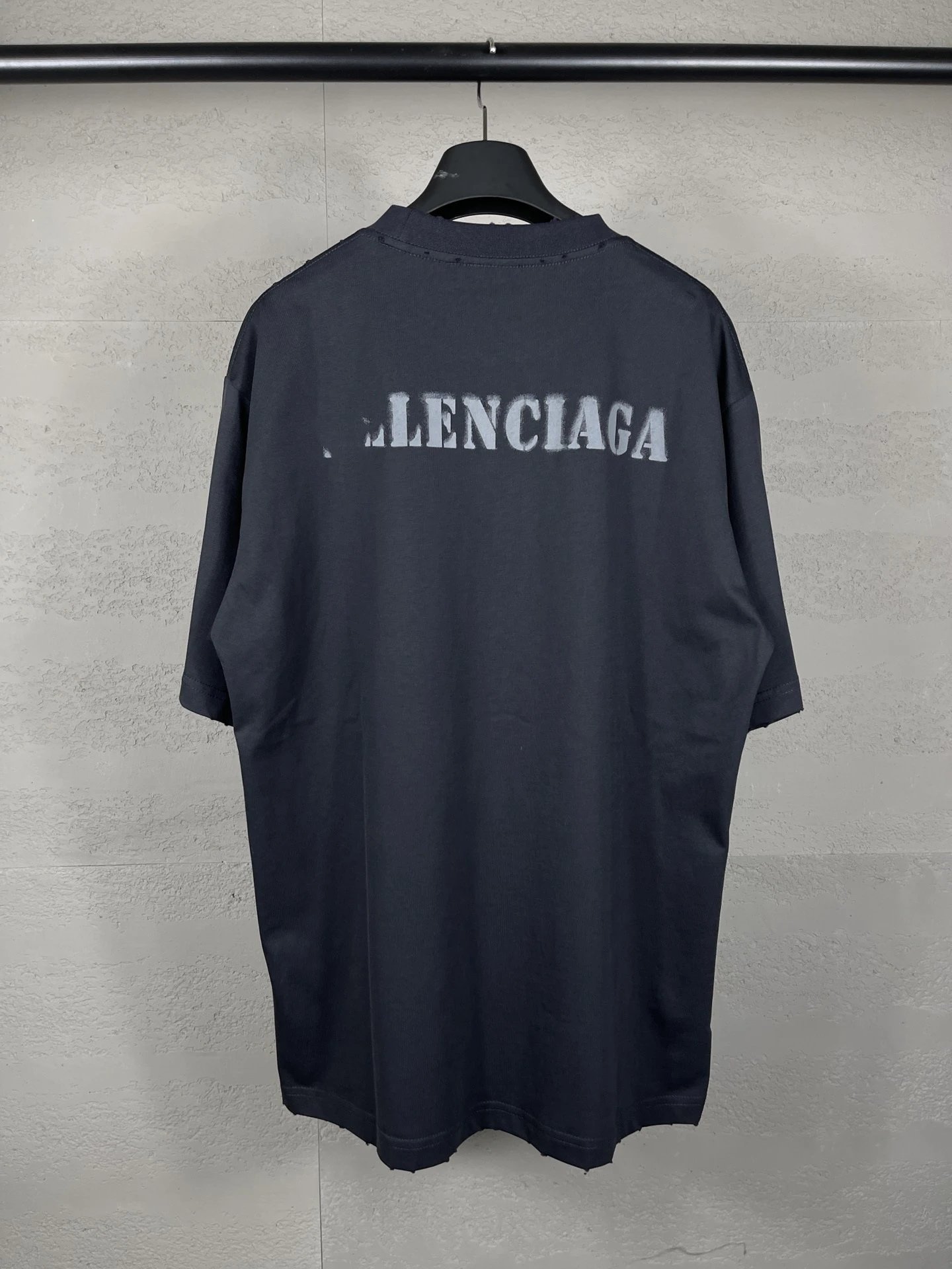 Balenciaga logo print oversized t-shirt photo 8