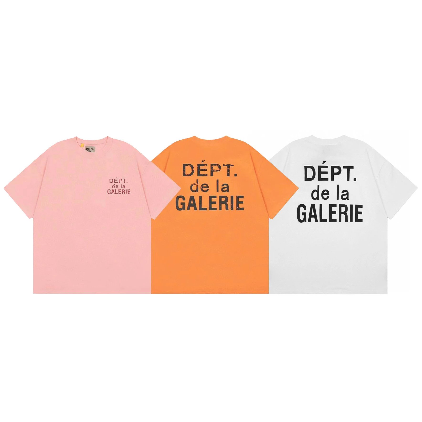 Gallery Dept. Art That Kills White Black Green Pink Orange Tie-Dye Graphic T-Shirt