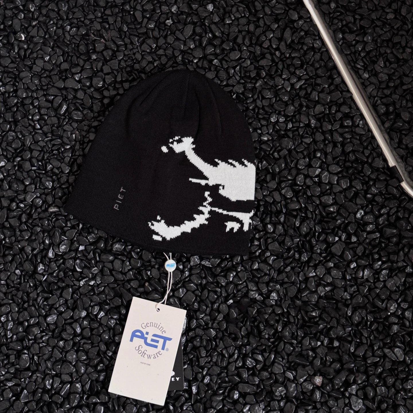 Embroidered Knit Beanie photo 4
