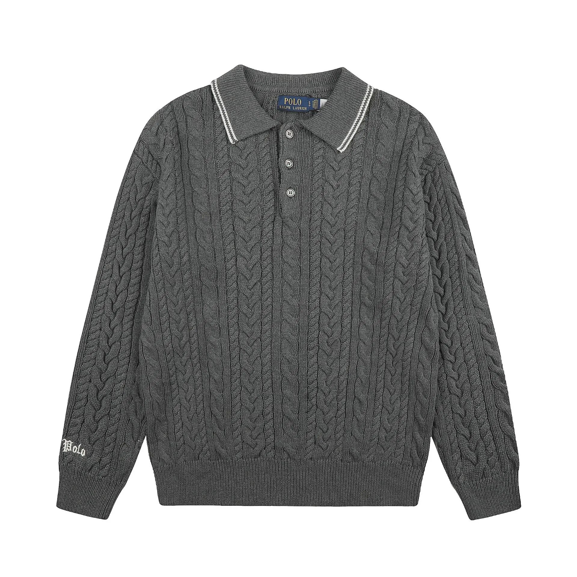 Classic Old Money Polo Knit Sweater photo 4