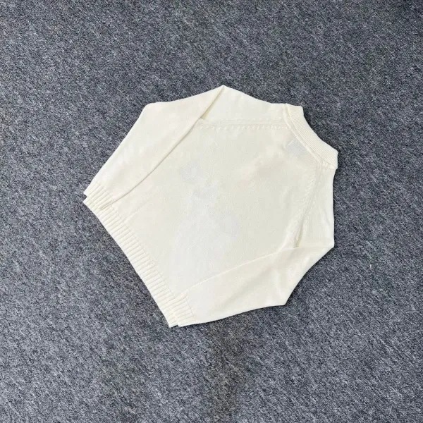 Arte Knit Polo Cream Sweater - 5