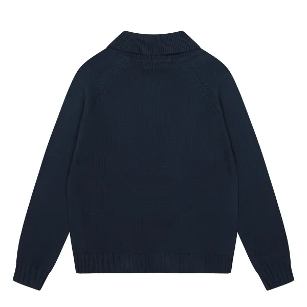 Arte Knit Polo Cream Sweater - 26