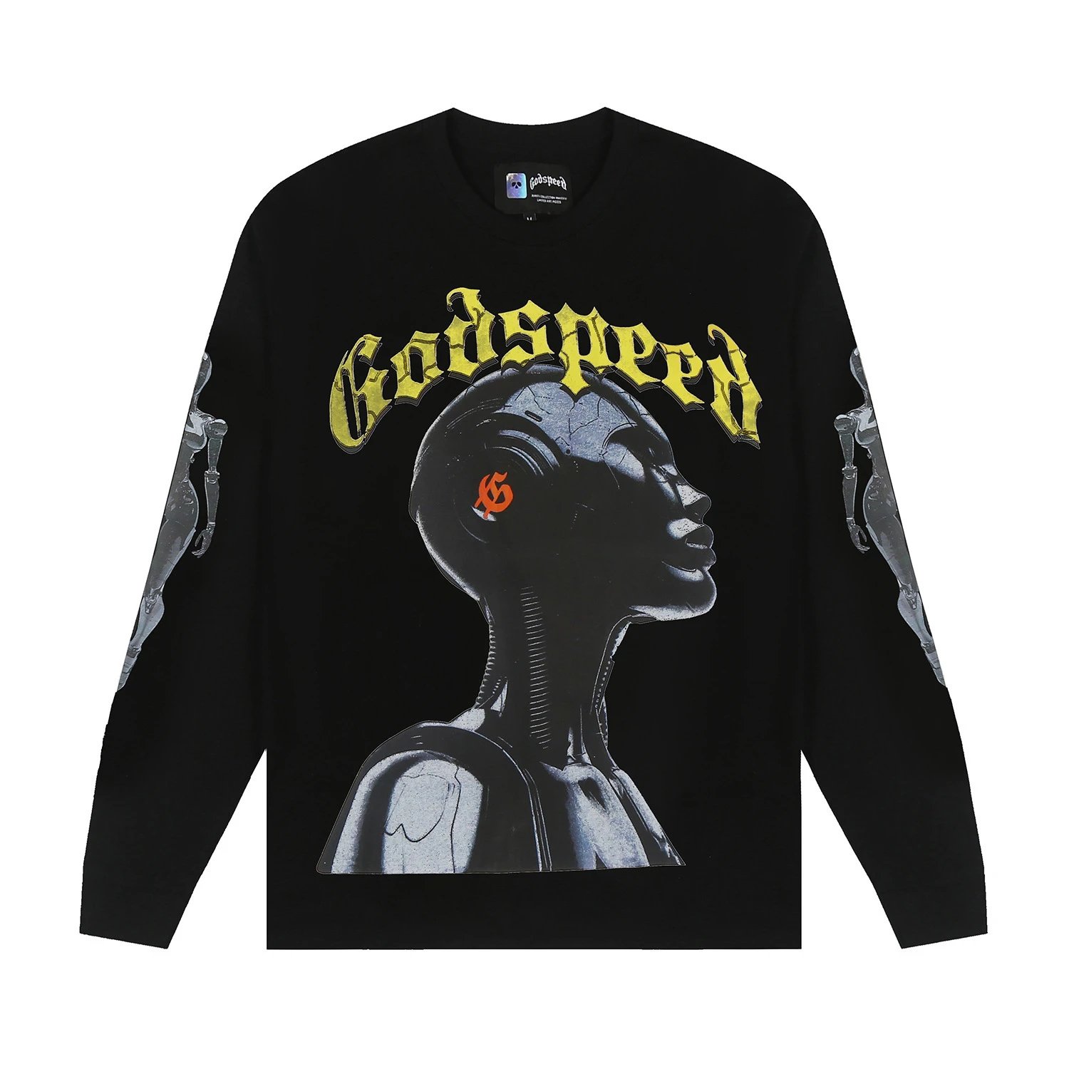 Skull Print Vintage Washed T-Shirt photo 4