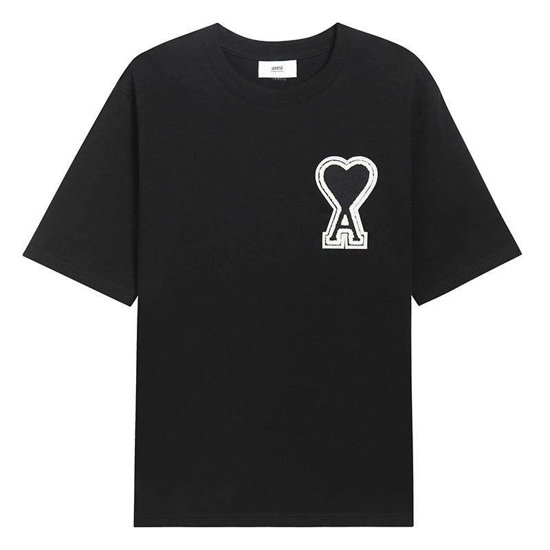 Embroidered Peach Heart T-Shirt photo 7