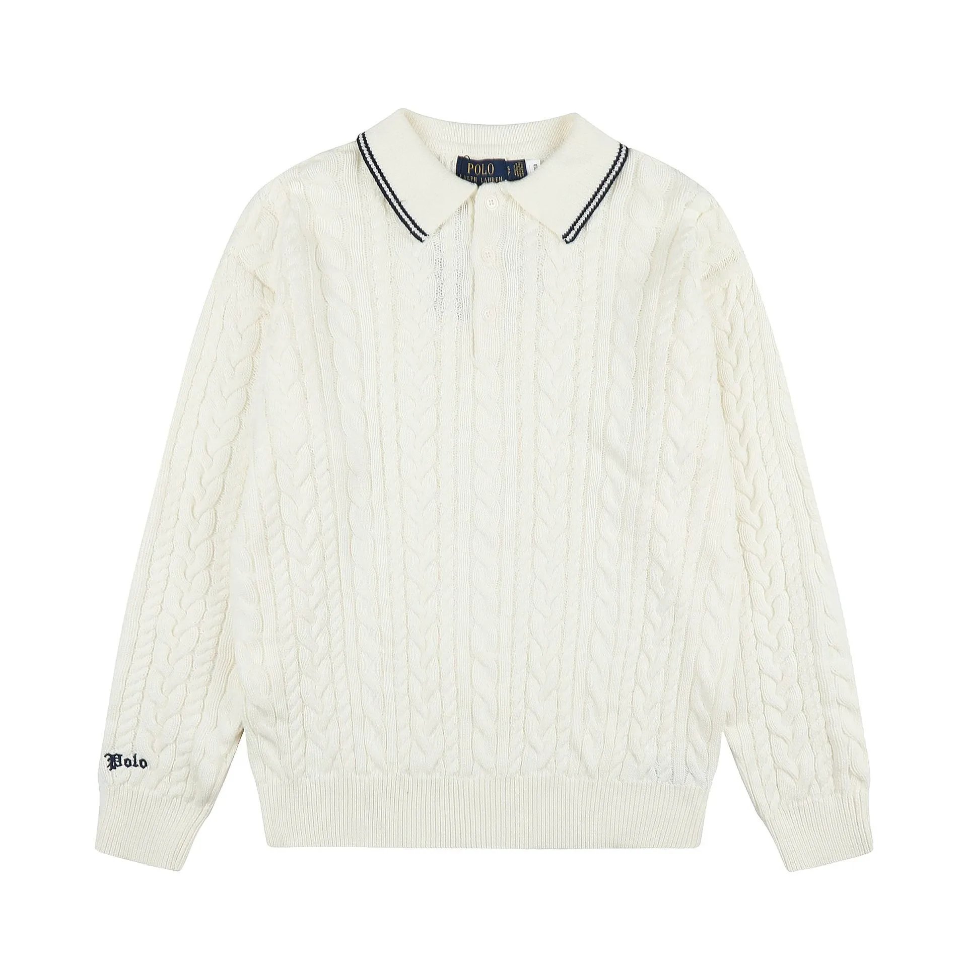 Classic Old Money Polo Knit Sweater photo 6