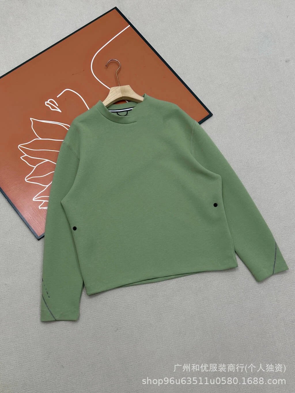 Knit Sports Casual Crewneck Sweatshirt and Sweatpants Set photo 7