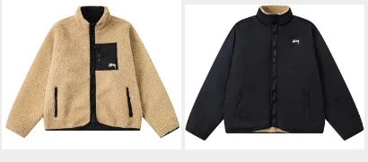 Reversible Ethnic Print Fleece Jacket photo 3