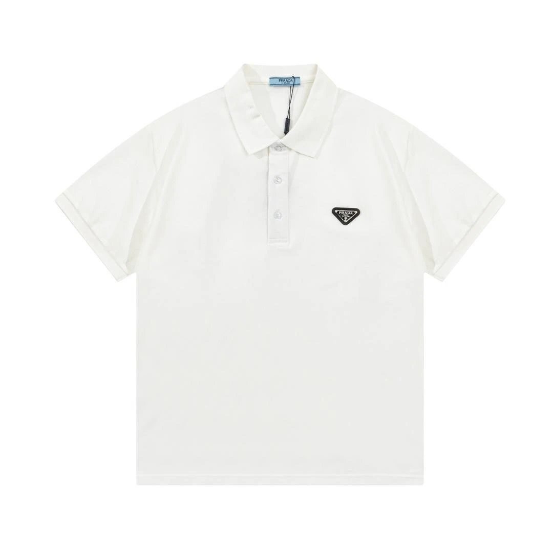 Prada Metal Triangle Logo T-Shirt photo 6